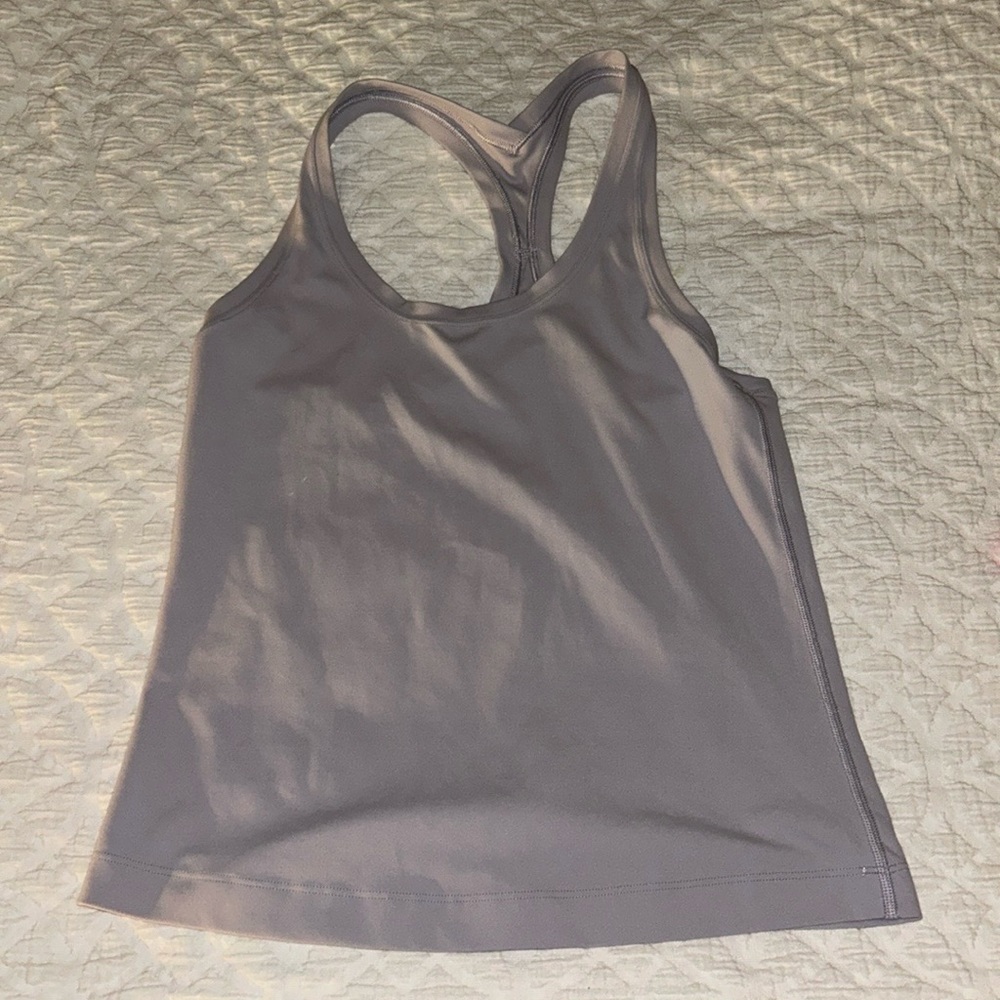Lululemon light lavender soft racerback tank top size 4